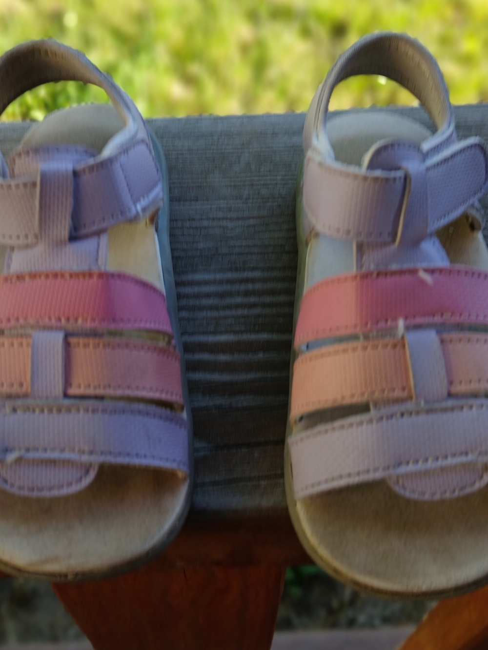Active USA Purple Kids' Sandals with Truck Accent